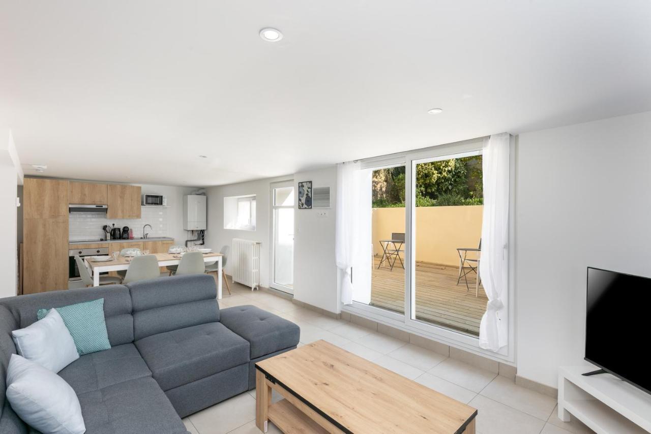 La Belle Poule : Chambre Spacieuse Avec Sdb Privative, Cuisine Et Salon Partages, Terrasse, Proche Facs Et Centre เบรสต์ ภายนอก รูปภาพ
