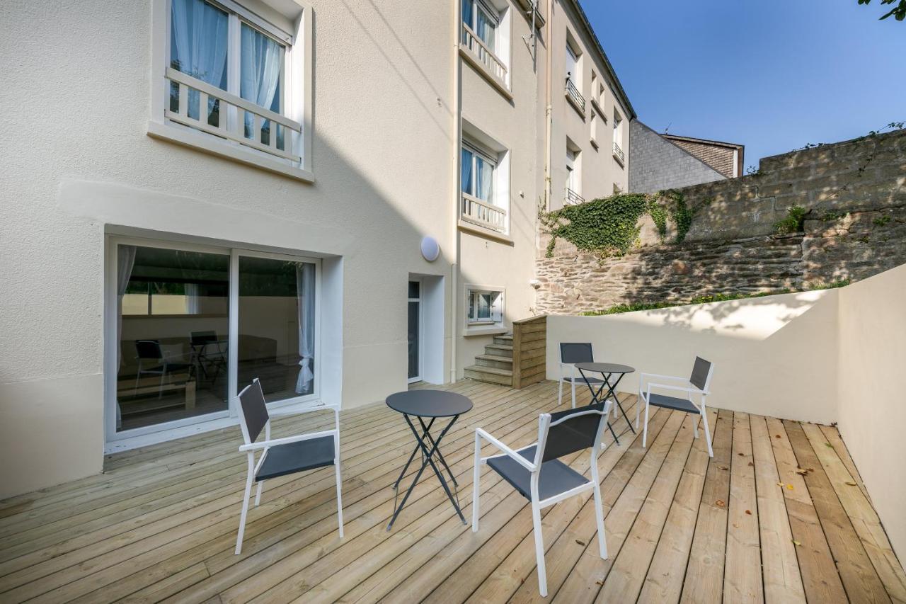La Belle Poule : Chambre Spacieuse Avec Sdb Privative, Cuisine Et Salon Partages, Terrasse, Proche Facs Et Centre เบรสต์ ภายนอก รูปภาพ